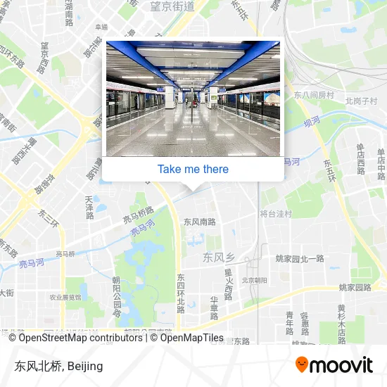 东风北桥 map