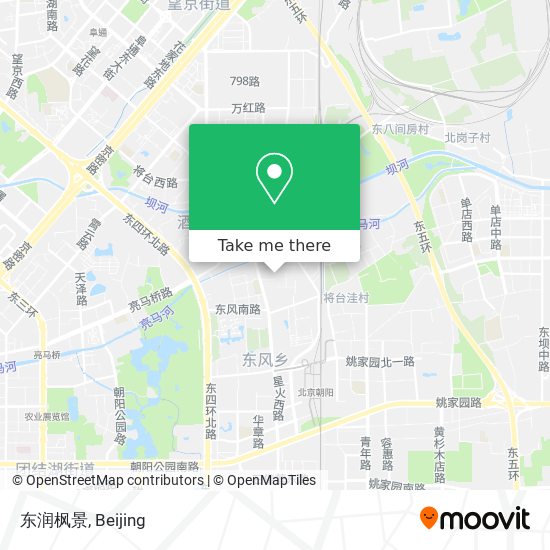 东润枫景 map