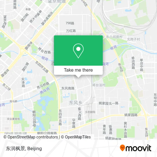 东润枫景 map
