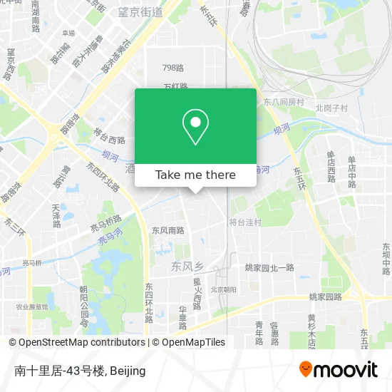 南十里居-43号楼 map