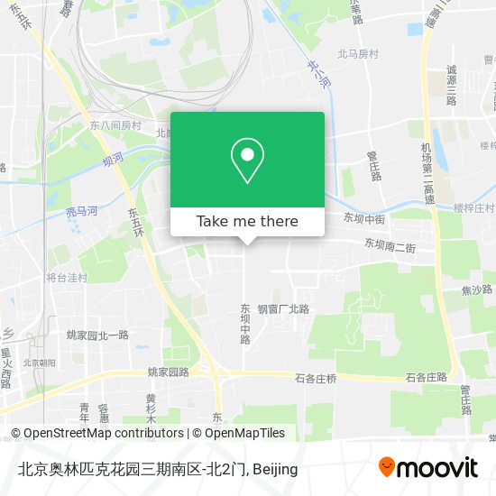 北京奥林匹克花园三期南区-北2门 map