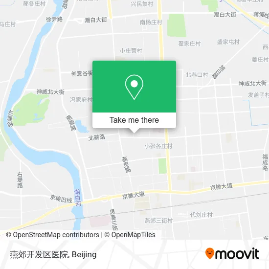 燕郊开发区医院 map