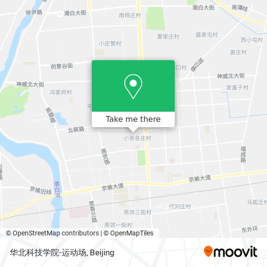 华北科技学院-运动场 map
