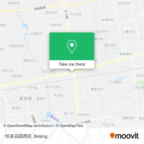 恒基花园西区 map