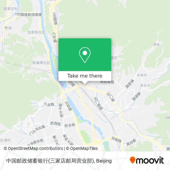 中国邮政储蓄银行(三家店邮局营业部) map