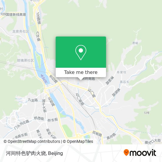 河间特色驴肉火烧 map