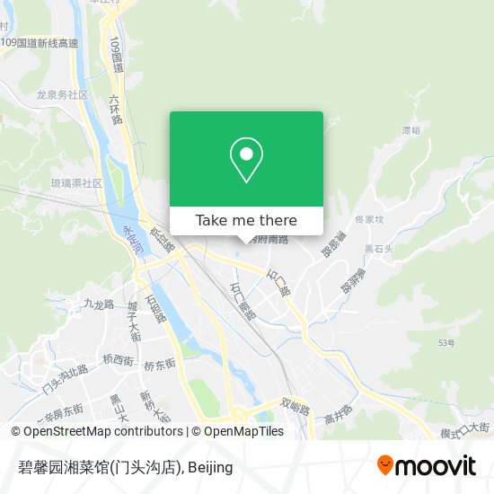 碧馨园湘菜馆(门头沟店) map