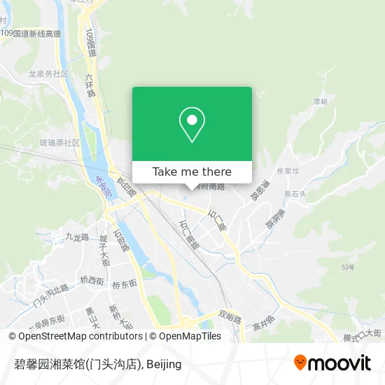 碧馨园湘菜馆(门头沟店) map