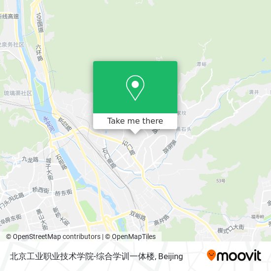 北京工业职业技术学院-综合学训一体楼 map