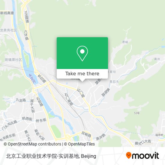 北京工业职业技术学院-实训基地 map