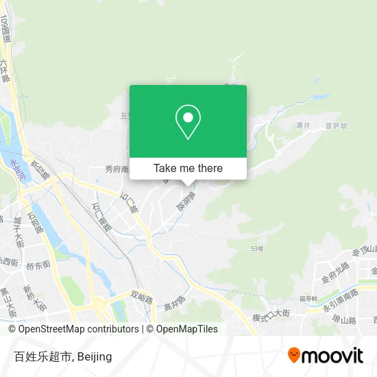 百姓乐超市 map