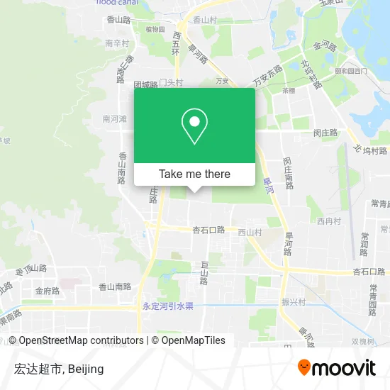 宏达超市 map