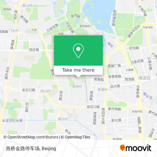 燕桥金路停车场 map
