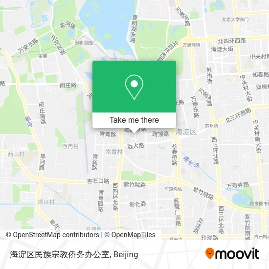 海淀区民族宗教侨务办公室 map