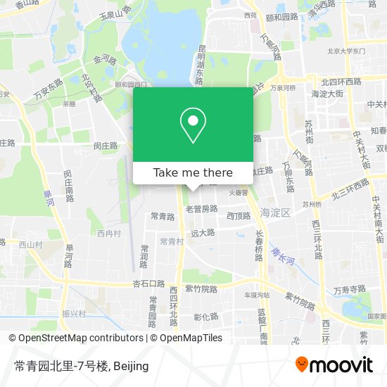 常青园北里-7号楼 map