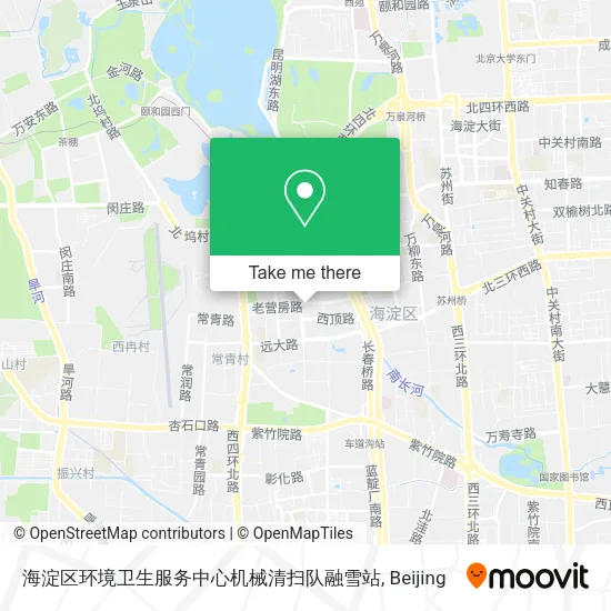 海淀区环境卫生服务中心机械清扫队融雪站 map