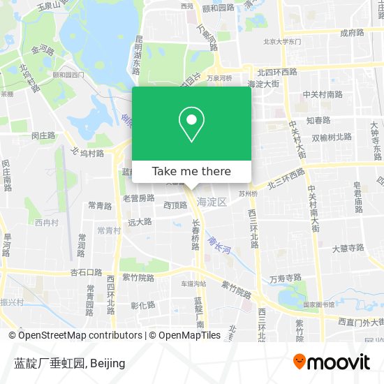 蓝靛厂垂虹园 map