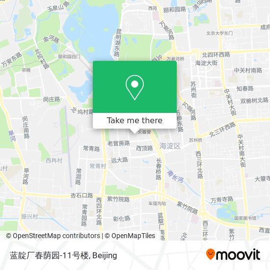 蓝靛厂春荫园-11号楼 map