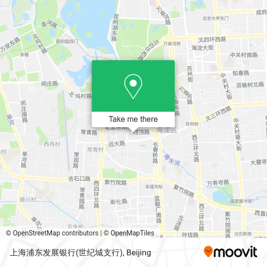 上海浦东发展银行(世纪城支行) map