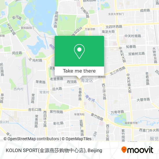 KOLON SPORT(金源燕莎购物中心店) map