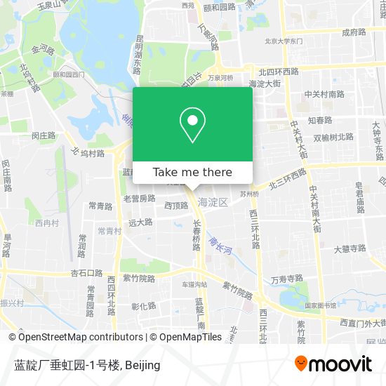 蓝靛厂垂虹园-1号楼 map