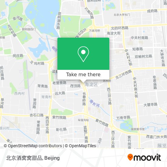 北京酒窝窝甜品 map