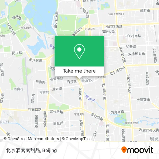 北京酒窝窝甜品 map