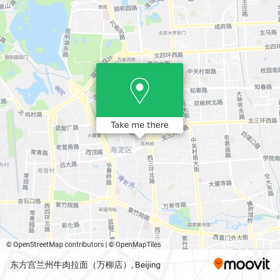 东方宫兰州牛肉拉面（万柳店） map