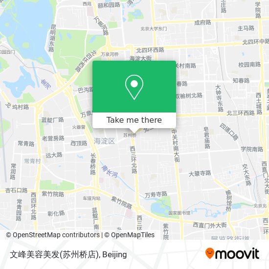文峰美容美发(苏州桥店) map