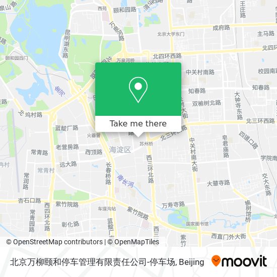 北京万柳颐和停车管理有限责任公司-停车场 map