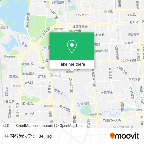 中国行为法学会 map