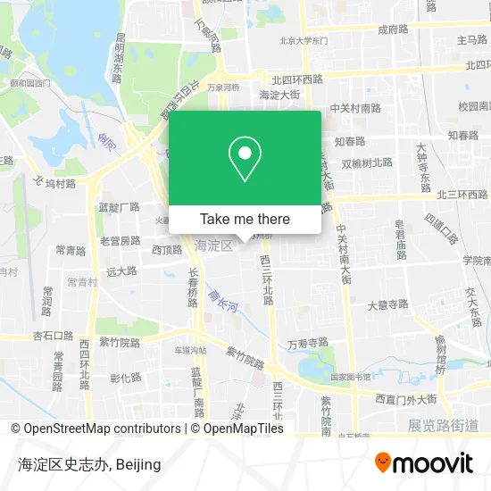 海淀区史志办 map