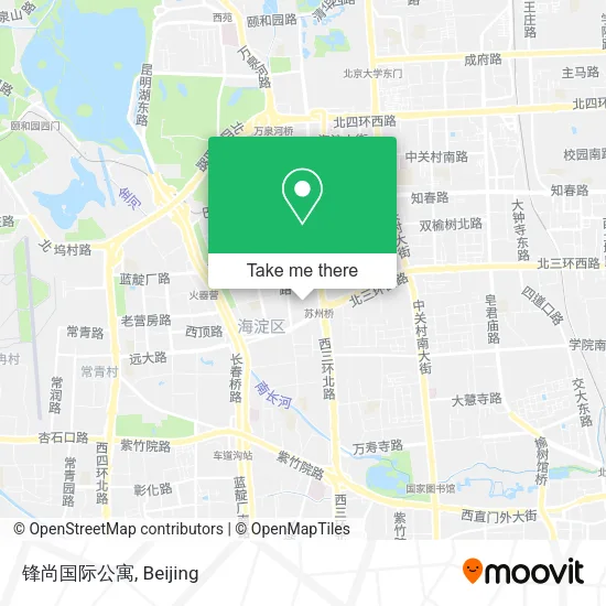 锋尚国际公寓 map