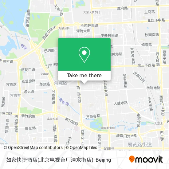 如家快捷酒店(北京电视台厂洼东街店) map