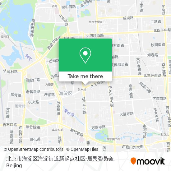 北京市海淀区海淀街道新起点社区-居民委员会 map