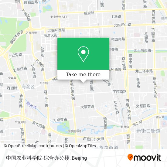 中国农业科学院-综合办公楼 map