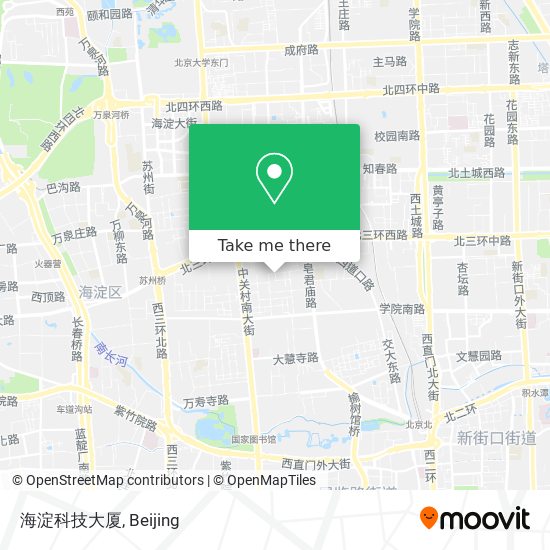 海淀科技大厦 map