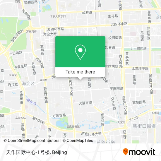 天作国际中心-1号楼 map