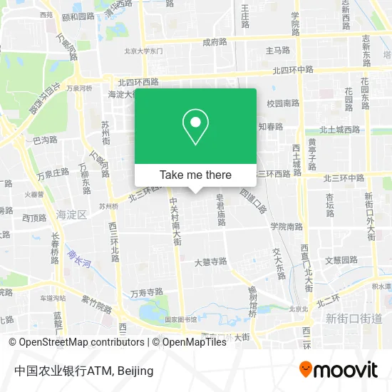 中国农业银行ATM map