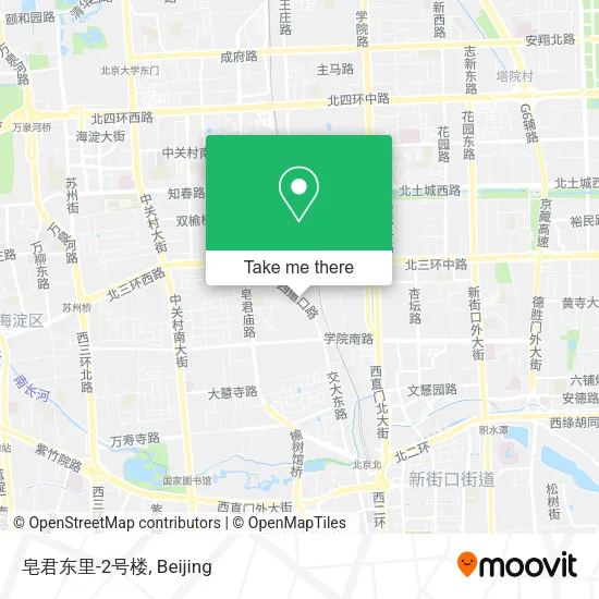 皂君东里-2号楼 map