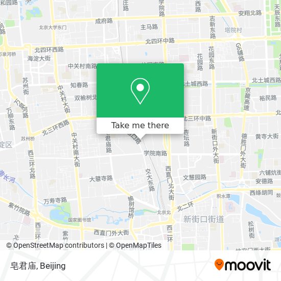 皂君庙 map