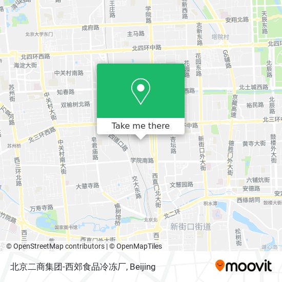 北京二商集团-西郊食品冷冻厂 map