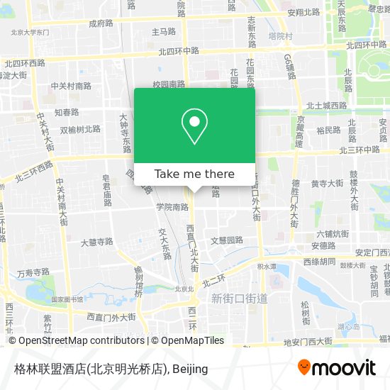 格林联盟酒店(北京明光桥店) map