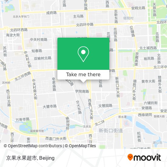 京果水果超市 map