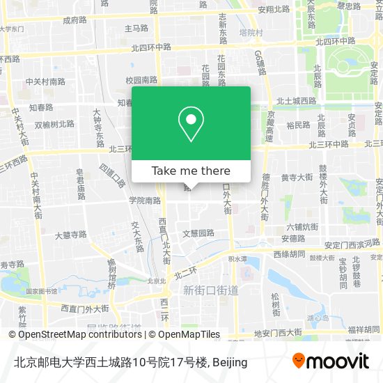 北京邮电大学西土城路10号院17号楼 map
