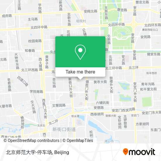 北京师范大学-停车场 map