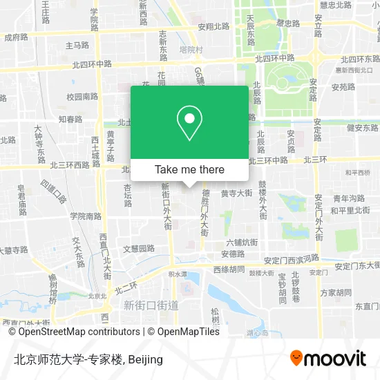 北京师范大学-专家楼 map