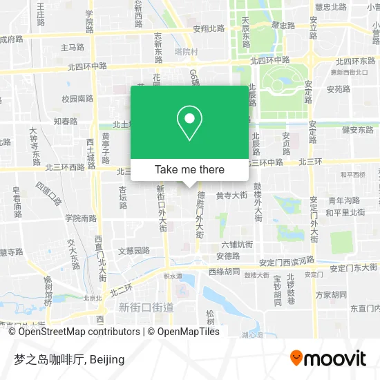 梦之岛咖啡厅 map