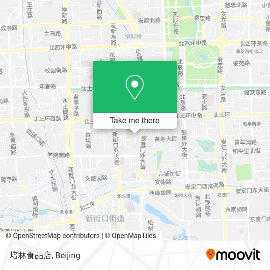 培林食品店 map