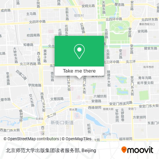 北京师范大学出版集团读者服务部 map